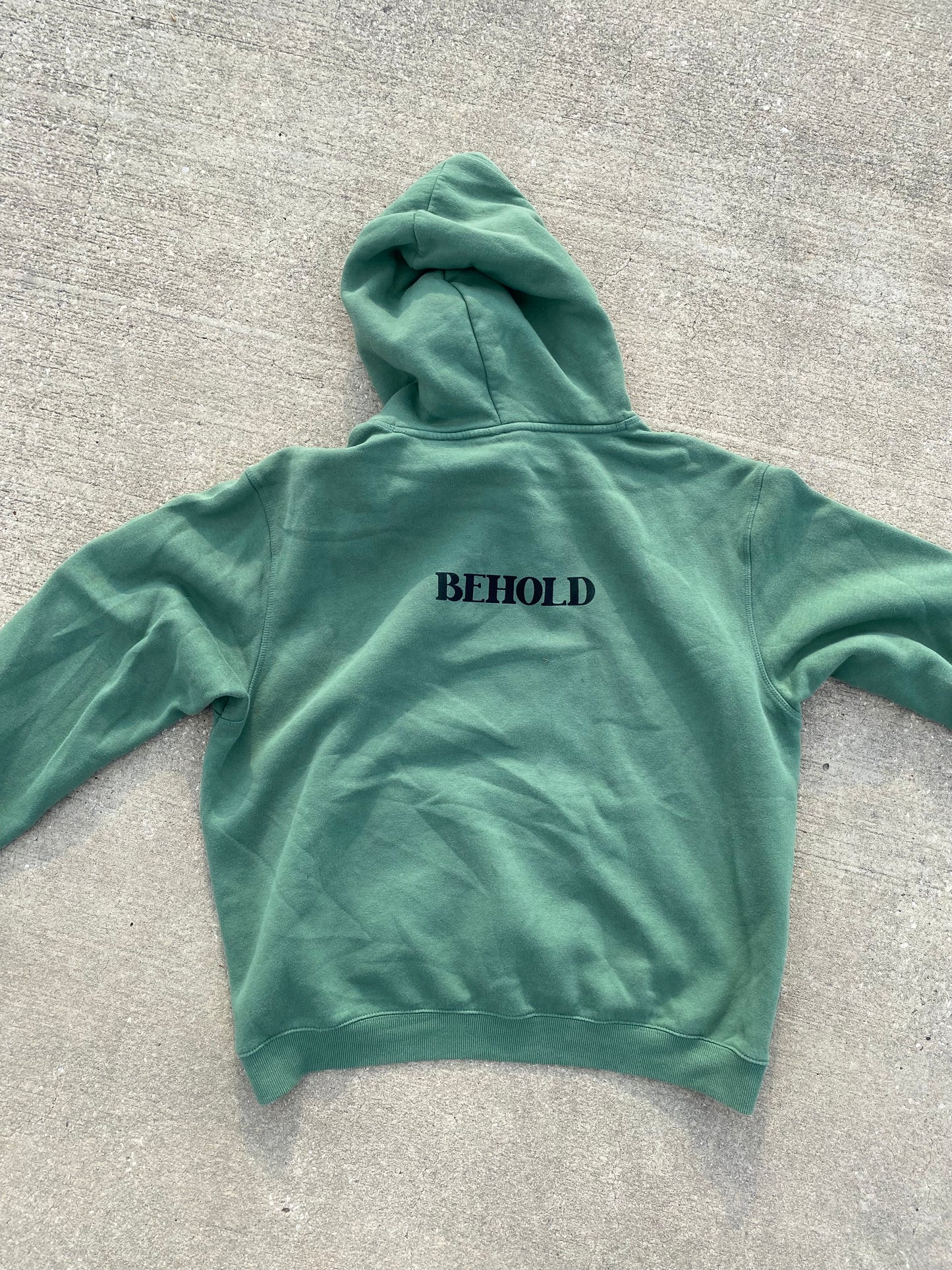 Green “horses” hoodie
