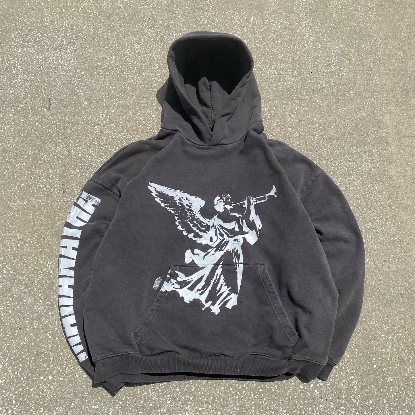 Grey "Maranatha" hoodie