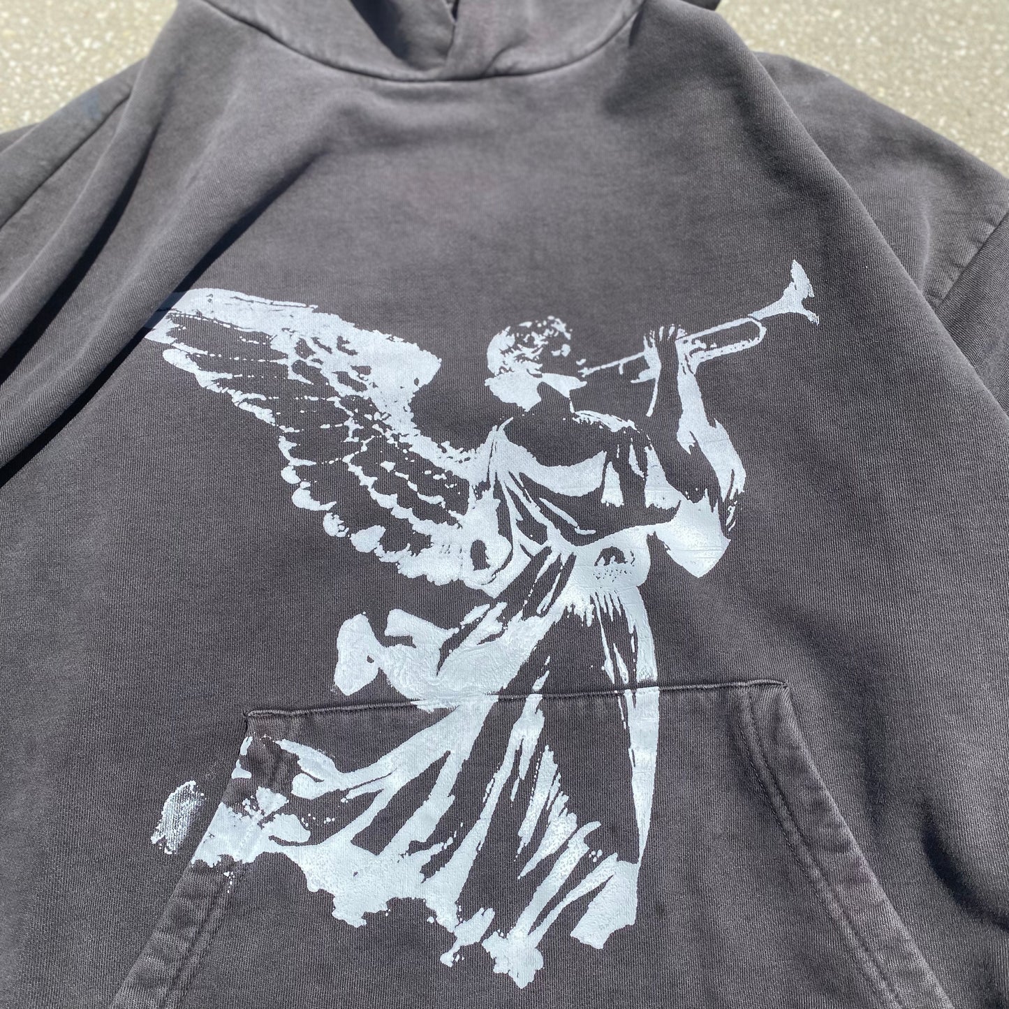 Grey "Maranatha" hoodie