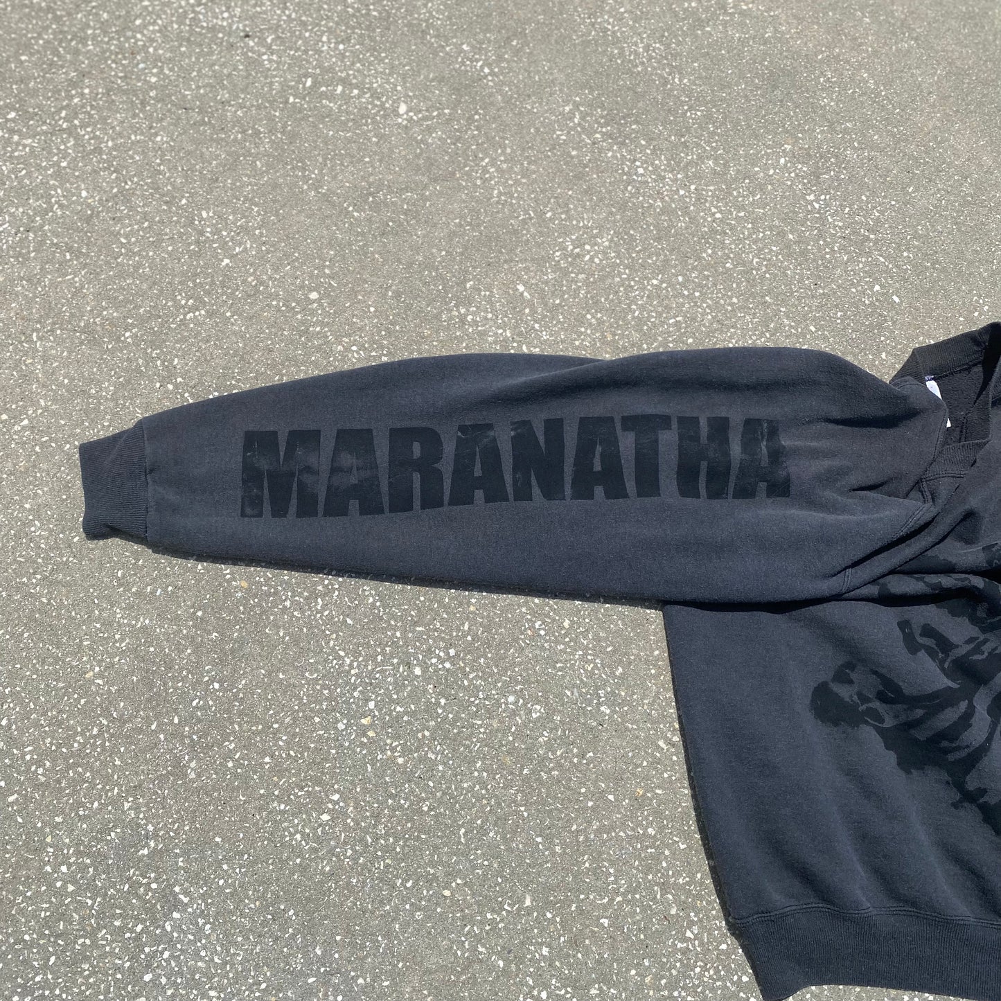 Grey "Maranatha" crewneck